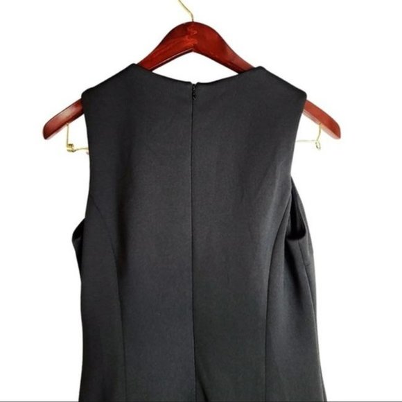 Maia Black Ruffle Hem Cocktail Dress - Picture 3 of 7